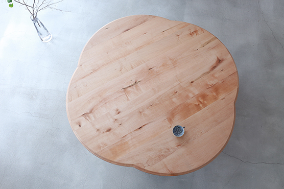 はなまるテーブル Serve Original Maple Furniture メープル無垢材の家具 サーブ